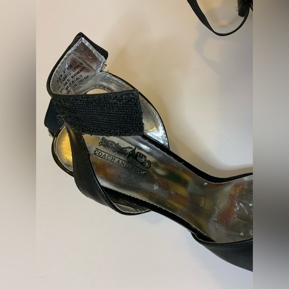 Coach and Four Black Heels - Picture 4 of 14
